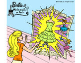 Dibujo El vestido mágico de Barbie pintado por lamorales