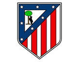 Dibujo Escudo del Club Atlético de Madrid pintado por danielsam 