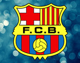 Dibujo Escudo del F.C. Barcelona pintado por dguzman