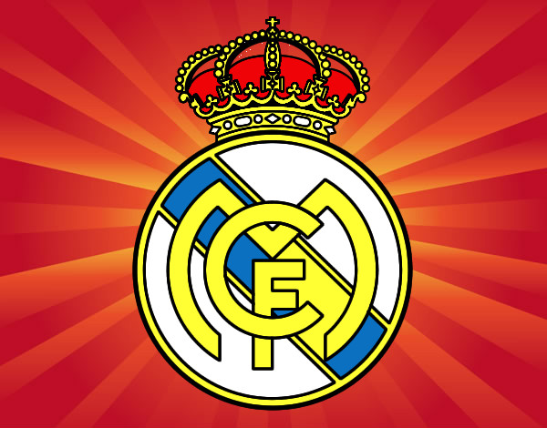 Dibujo Escudo del Real Madrid C.F. pintado por dguzman