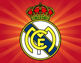 Dibujo Escudo del Real Madrid C.F. pintado por Laurapx7