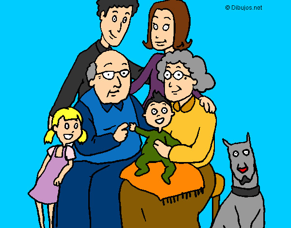 Dibujo Familia pintado por AndreaB1