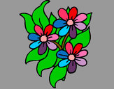Dibujo Florecitas pintado por camila29