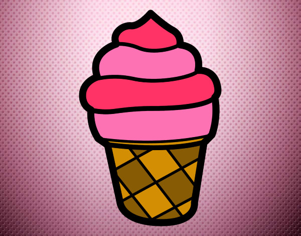 helado de frambuesa