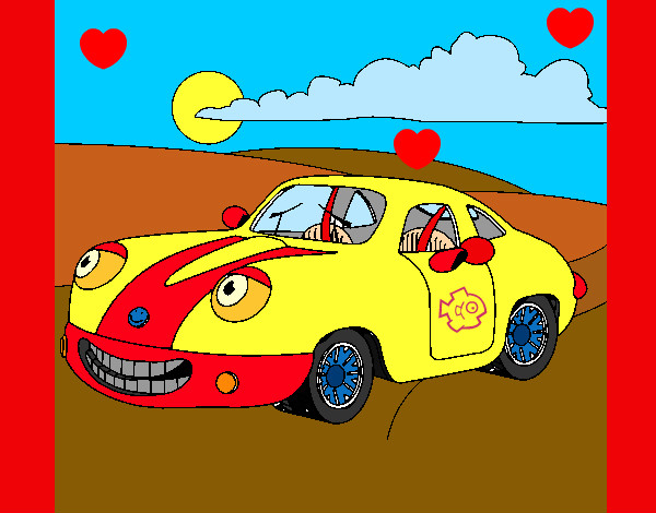 Dibujo Herbie 2 pintado por PEPITAYO5