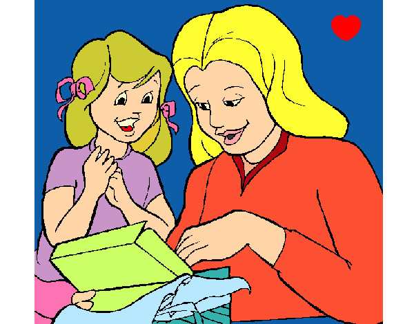 Dibujo Madre e hija pintado por lunna_