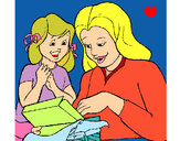 Dibujo Madre e hija pintado por lunna_