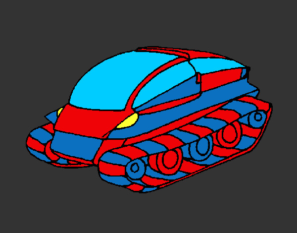Dibujo Nave tanque pintado por XDwilliam