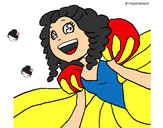 Dibujo Princesa risueña pintado por xiomara4
