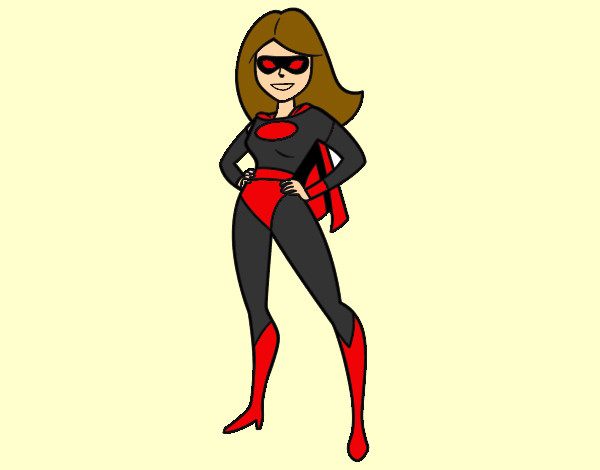 Dibujo Superheroina pintado por MariiJB