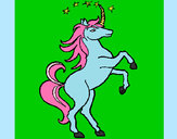 Dibujo Unicornio pintado por Ririchio