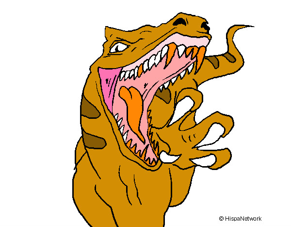Dibujo Velociraptor II pintado por Agustinuri