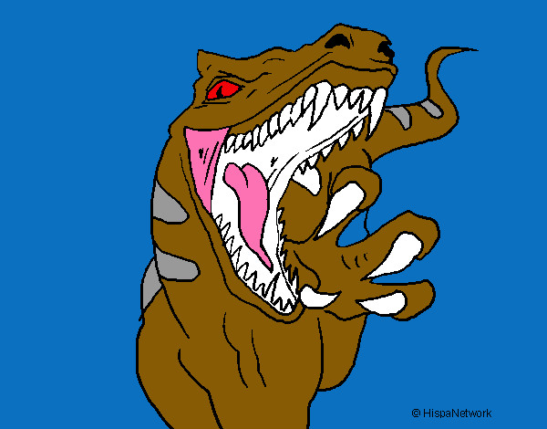 Dibujo Velociraptor II pintado por gueroo