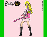 Dibujo Barbie la rockera pintado por Amalia08