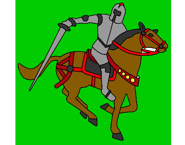 Dibujo Caballero a caballo IV pintado por david50