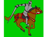 Dibujo Caballero a caballo IV pintado por david50