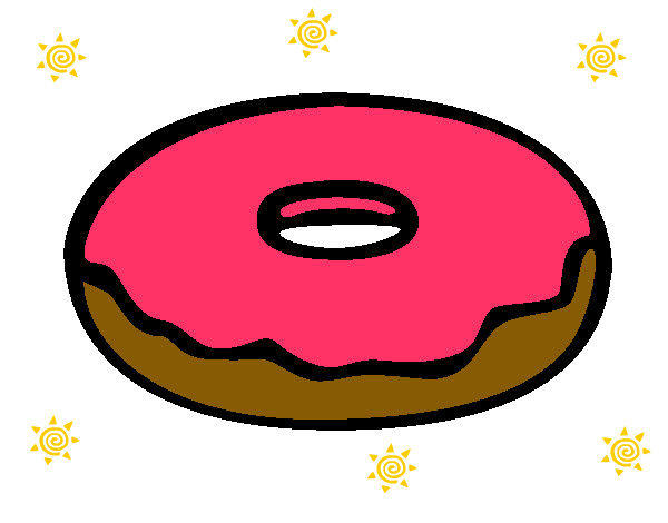 Dibujo Donuts 1 pintado por melisa21