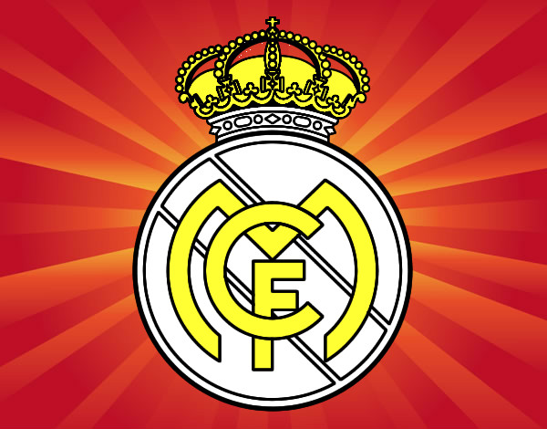 Dibujo Escudo del Real Madrid C.F. pintado por danielsam 