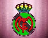 Dibujo Escudo del Real Madrid C.F. pintado por MHARTINN