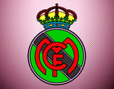 Dibujo Escudo del Real Madrid C.F. pintado por MHARTINN