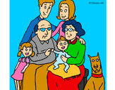Dibujo Familia pintado por Ameli
