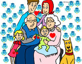 Dibujo Familia pintado por silvia1234