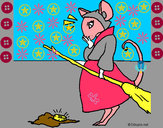 Dibujo La ratita presumida 2 pintado por cristiina 