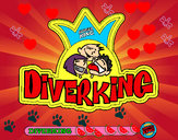 Dibujo Logo Diverking pintado por olgam