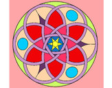 Dibujo Mandala 11 pintado por hpna