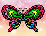 Dibujo Mariposa bonita pintado por hugohernan
