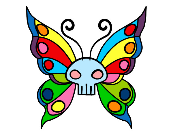 Dibujo Mariposa Emo pintado por franciscam