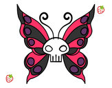 Dibujo Mariposa Emo pintado por melisa21