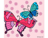 Dibujo Mariposas pintado por ktita48