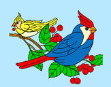 Dibujo Pájaros pintado por lamorales