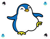 Dibujo Pingüino bailando pintado por jhoanaren
