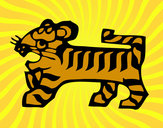 Dibujo Signo del Tigre pintado por danielsam 
