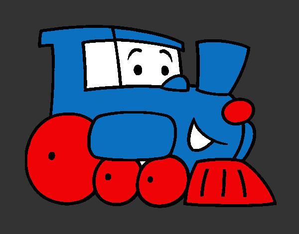 Dibujo Tren 1 pintado por valeruchi