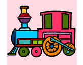 Dibujo Tren 2 pintado por andrea41@