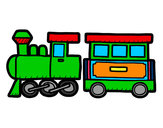 Dibujo Tren alegre pintado por elias45865
