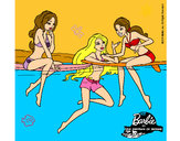 Dibujo Barbie y sus amigas pintado por Isaabeella