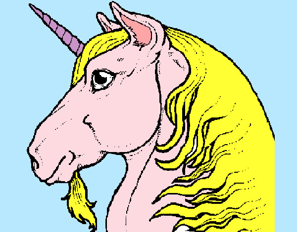 cabeza de unicornio