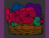 Dibujo Cesta de flores 12 pintado por my_tabatha