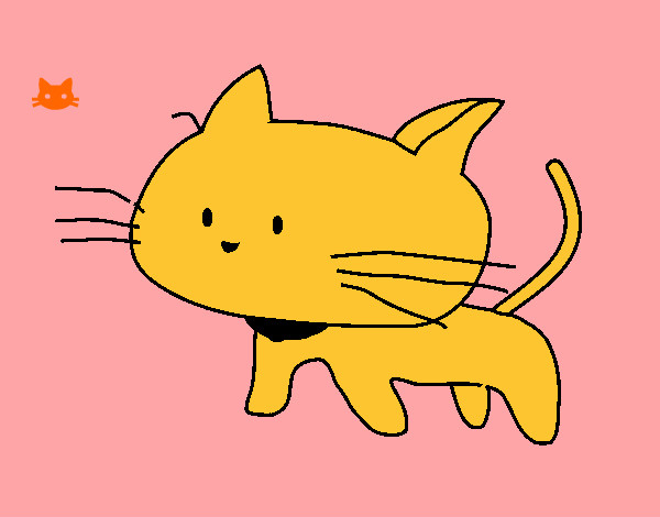 Dibujo Cría de gato pintado por belencita1