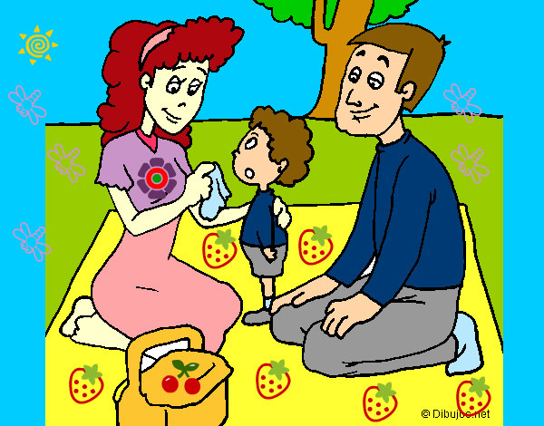 Dibujo De picnic pintado por Jeska