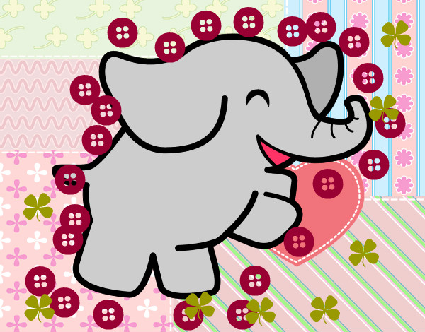 Dibujo Elefante bailarín pintado por emmav