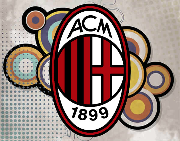 Dibujo Escudo del AC Milan pintado por pepito1003