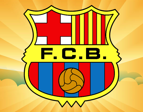 Dibujo Escudo del F.C. Barcelona pintado por PABLO_HM
