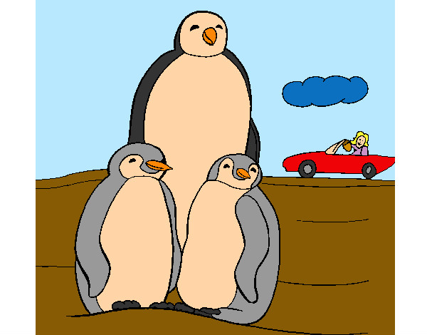 Familia pingüino