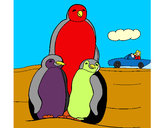Dibujo Familia pingüino pintado por KARLOSDAN