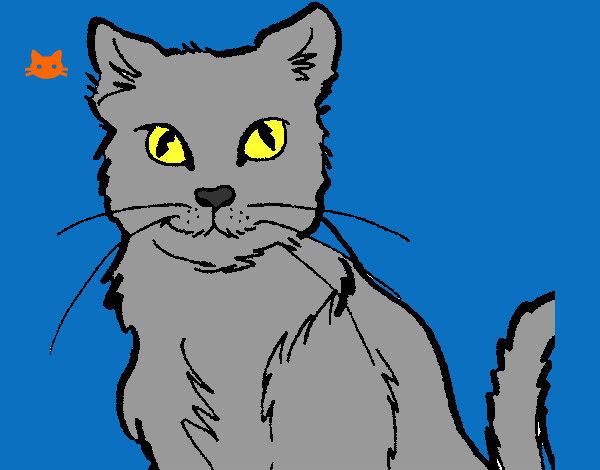 Dibujo Gato pintado por belencita1